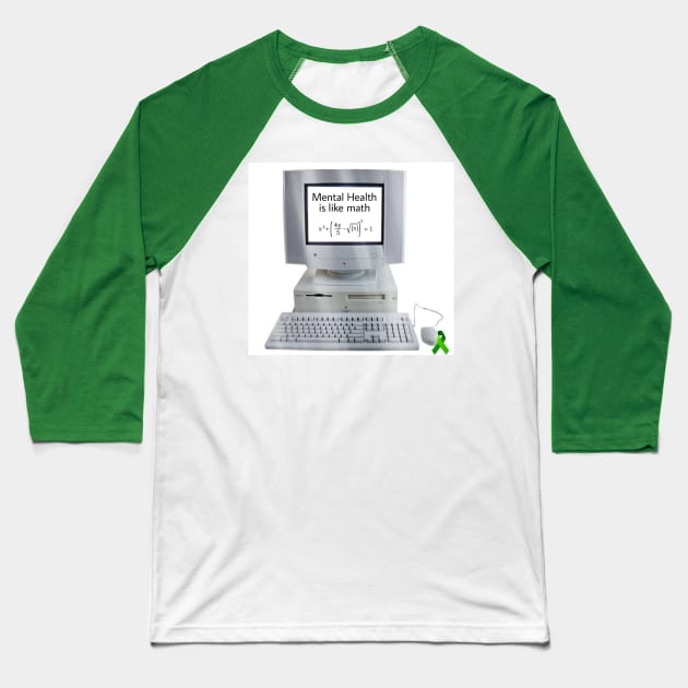 Mental Health - Math Baseball T-Shirt by whiteflags330
